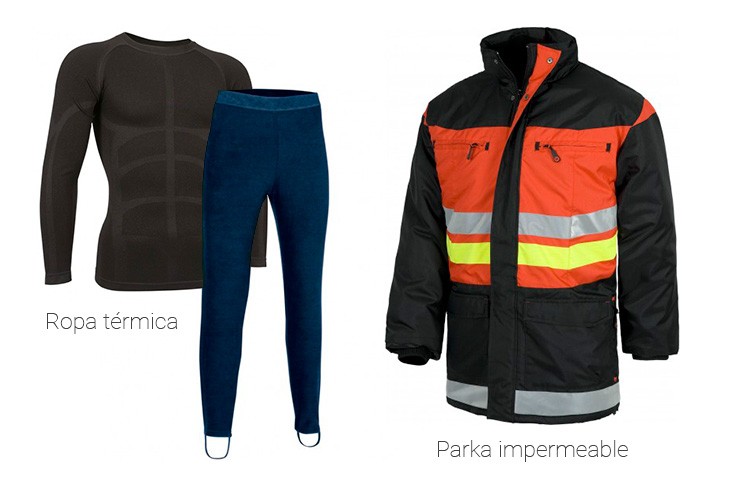 Vestuario de trabajo de invierno 