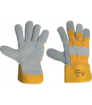 Guantes serraje amarillo